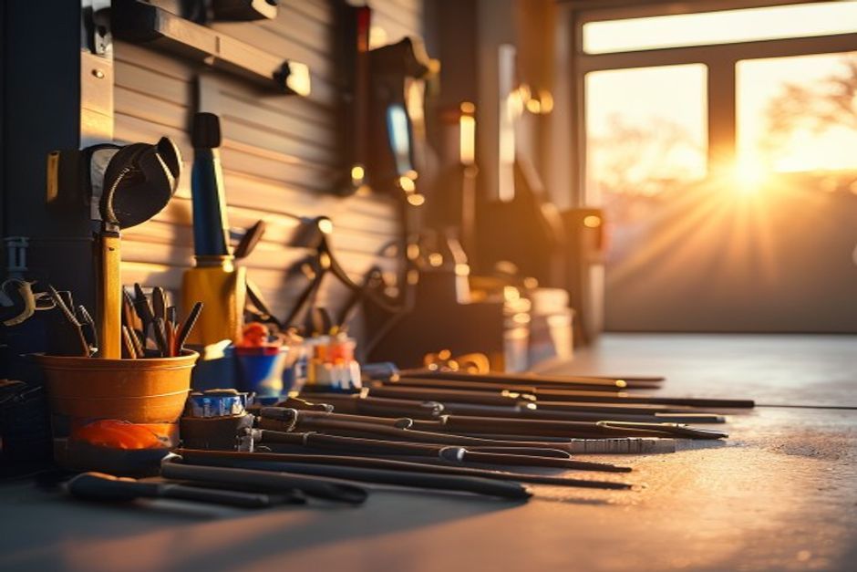 Alejandro Torres Brothers Garage Door Repairs LLC — professional Garage Door Repair in Corona, branded work van and team — Garage Door Repair near me